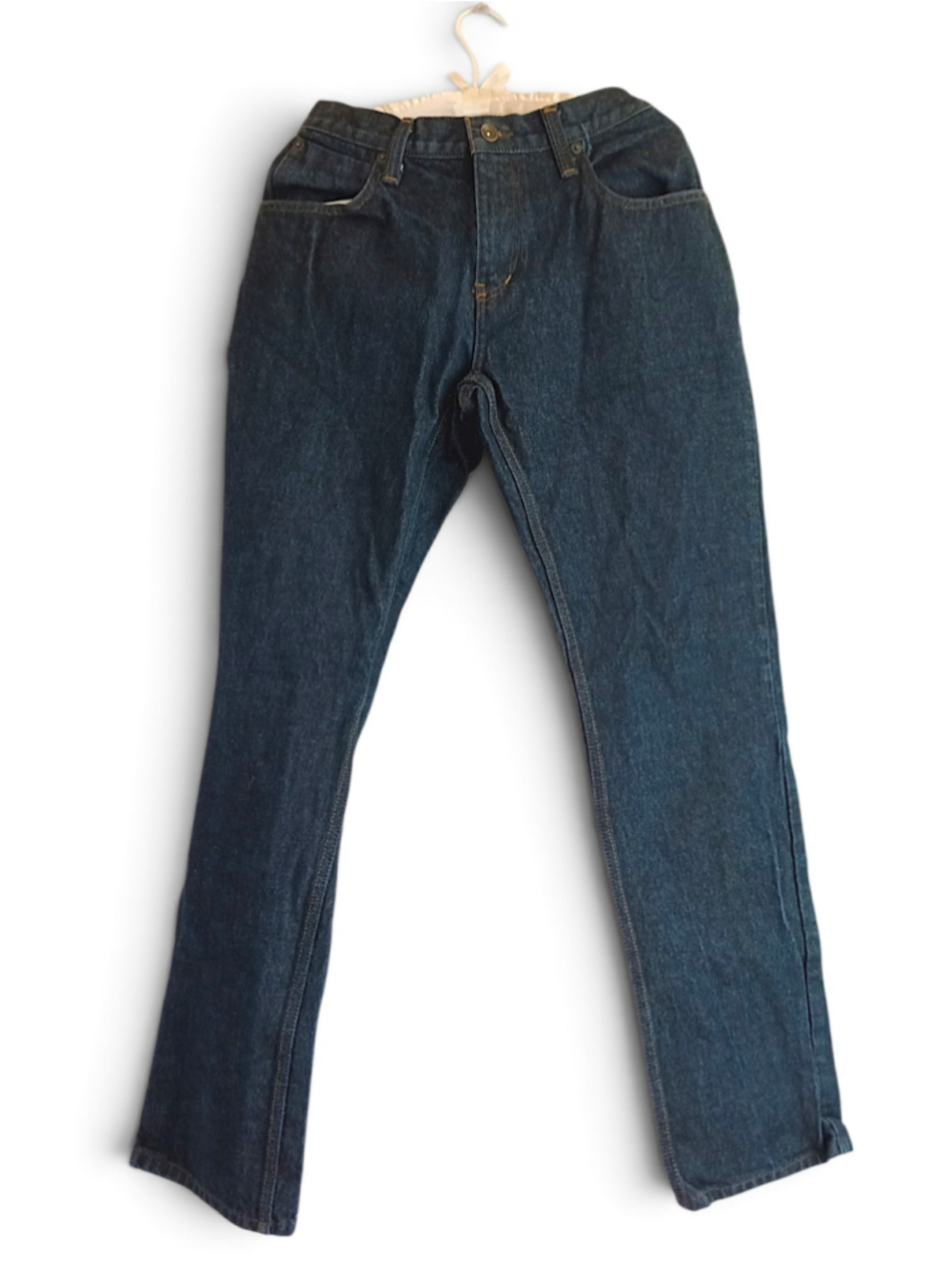 Free World dark wash denim jeans Messenger skinny slim skater streetwear 34 x 34